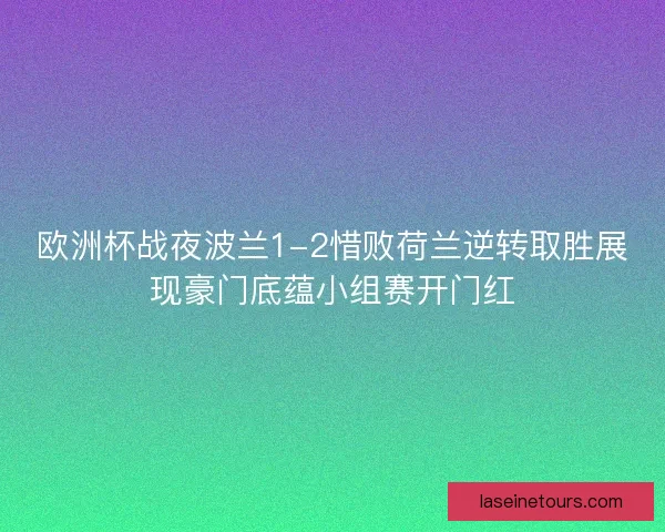 欧洲杯战夜波兰1-2惜败荷兰逆转取胜展现豪门底蕴小组赛开门红